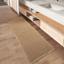 Tapete Bathroom Runner AMOAMI Waffle Brown 60x180cm Absorvente Tapete Bathroom Runner AMOAMI Waffle Brown 60x180cm Absorvente