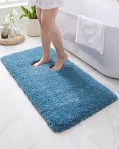 Tapete Bathroom Runner Disolla Blue 60x180cm, antiderrapante, lavável Tapete Bathroom Runner Disolla Blue 60x180cm, antiderrapante, lavável