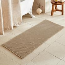 Tapete Bathroom Runner TYUU Waffle Khaki 150x60cm antiderrapante Tapete Bathroom Runner TYUU Waffle Khaki 150x60cm antiderrapante