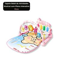 Tapete Bebê Atividades Musical com Piano Brinquedos Interativo Educativo Azul ou Rosa Tapete Bebê Atividades Musical com Piano Brinquedos Interativo Educativo Azul ou Rosa
