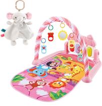 Tapete Bebê Interativo Atividade Musical Portátil + Mantinha
