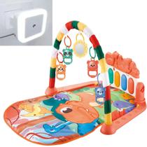 Tapete Bebe Musical Dino Ginásio Bebê + Luminária de Sensor