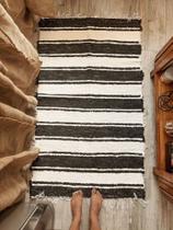 Tapete beira cama biglines 1,50x0,80 algodão felpudo sala quarto corredor escritório Tapete beira cama biglines 1,50x0,80 algodão felpudo sala quarto corredor escritório