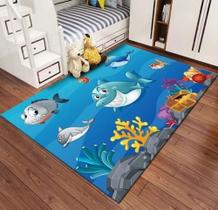 Tapete Belga Infantil Antiderrapante 1x1,40 desenhos