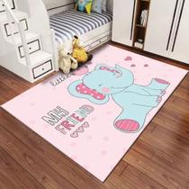 Tapete Belga Infantil Kids 100cm X 140cm Quarto Playground Anti derrapante