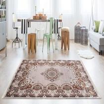 Tapete Belga Luxo com franjas Leve Tipo Persa Bruxelas 2,00x2,50 EDX 08