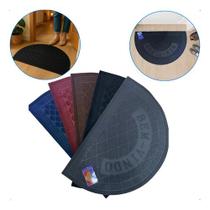 Tapete Bem Vindo Antiderrapante Porta De Entrada Meia Lua