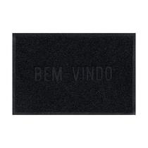 Tapete Bem Vindo Capacho Vinilico Vermelho Uzoo 40X60Cm