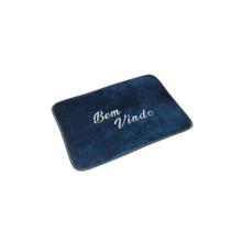 Tapete Bem Vindo Poliéster/Algodão Base Antiderrapante Cores Sortidas - Pienzatex