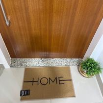 Tapete bem vindo rozac estampado tam 40x60cm