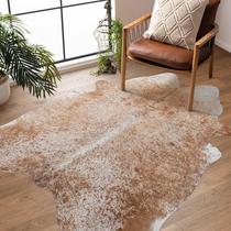 Tapete Benny Rug Cowhide Faux Cowhide 140 x 160 cm com decoração ocidental Tapete Benny Rug Cowhide Faux Cowhide 140 x 160 cm com decoração ocidental