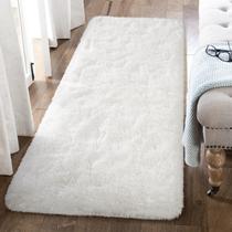 Tapete BENRON Fluffy Runner Cream Branco 60x120cm Lavável