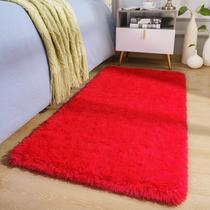 Tapete BENRON Fluffy Soft Long Runner 61x122 cm Vermelho Tapete BENRON Fluffy Soft Long Runner 61x122 cm Vermelho