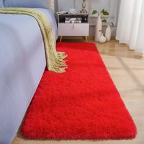 Tapete BENRON Soft Runner 61x183 cm Vermelho Lavável Fofo