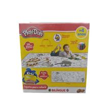 Tapete Bilíngue para Colorir com Apagador - Play-Doh Tapete Bilíngue para Colorir com Apagador - Play-Doh