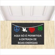Tapete boas energias - cor grafite Tapete boas energias - cor grafite