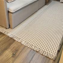 Tapete Boho Andaraí Off White/Capuccino 140x300cm