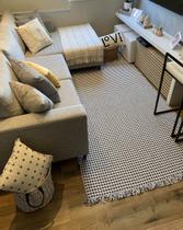 Tapete Boho Andaraí Off White/Preto 140x200cm