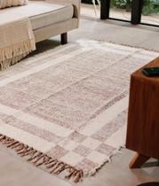 Tapete Boho Dupla Face Marrom 2,00x3,00