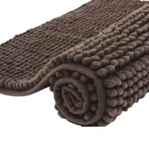 Tapete Bolinha 45x65 Marrom Antiderrapante Macio Dedinho Tapete Bolinha 45x65 Marrom Antiderrapante Macio Dedinho