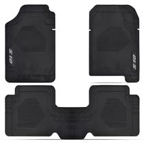 Tapete Borracha Antiderrapante Preto S10 Cabine Dupla 2001