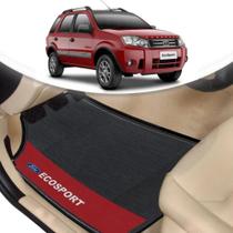 Tapete Borracha Automotivo Ford Ecosport Lado Vermelho 4 Pçs