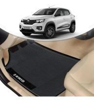 Tapete Borracha Automotivo Preto Renault Kwid 4 Peças