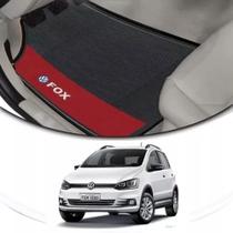 Tapete Borracha Automotivo Vw Fox Lado Preto 4 Pçs