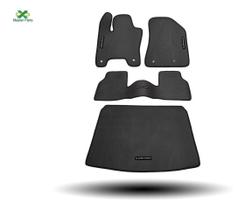 Tapete Borracha Compass Com Traseiro Interiço E Porta-Malas