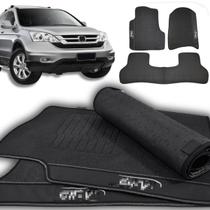 Tapete Borracha CRV 2007 2008 2009 2010 2011 Com Traseiro Inteiriço Borracha Premium Sob Medida