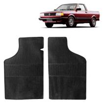 Tapete Borracha Da Cabine Vw Saveiro 1983 Até 1999 2 Peças