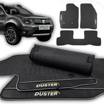 Tapete Borracha Duster 2016 a 2025 Com Traseiro Inteiriço Borracha Premium Preto