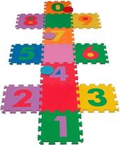 Tapete Borracha Eva Amarelinha Infantil Evamax Tapete Borracha Eva Amarelinha Infantil Evamax