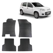 Tapete Borracha Fiat Novo Uno 2011 até 2021 4 Peças