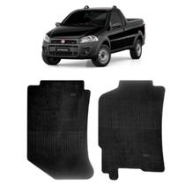 Tapete Borracha Fiat Strada Cab Simples 2012-2020 2 Peças