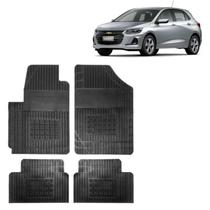 Tapete Borracha GM Onix Hatch/ Sedan 2020 em diante 4 Peças