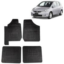 Tapete Borracha Honda Fit 2009 até 2014 4 Peças