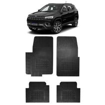 Tapete Borracha Jeep Compass 4 Peças Preto