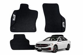 Tapete Borracha Kit Completo Impermeável Antiderrapante Carros Jetta 2018 a 2026 _ R7171