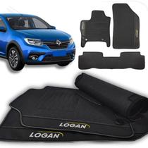 Tapete Borracha Logan 2015 2016 2017 2018 2019 2020 2021 2022 2023 2024 Com Traseiro Inteiriço Cobertura Total Premium
