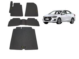 Tapete Borracha Onix Plus 20-23 Traseiro Interiço Porta-Mala