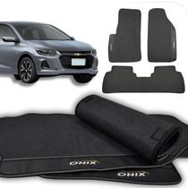 Tapete Borracha Onix Plus 2020 a 2025 Com Traseiro Inteiriço Kit Completo Sob Medida Impermeável
