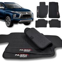 Tapete Borracha Pajero Sport 2019 2020 2021 2022 2023 2024 2025 Com Traseiro Inteiriço