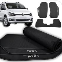 Tapete Borracha Para Carro Fox 2014 2015 2016 Com Traseiro Inteiriço Impermeável Antiderrapante Cobertura total Tapete Borracha Para Carro Fox 2014 2015 2016 Com Traseiro Inteiriço Impermeável Antiderrapante Cobertura total