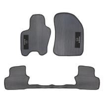 Tapete Borracha para Compass 2017 a 2025 Preto Jogo 3 Peças Automotivo Tapete Borracha para Compass 2017 a 2025 Preto Jogo 3 Peças Automotivo