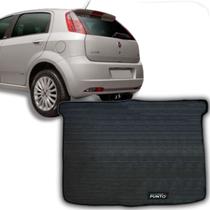 Tapete Borracha Punto 2012 a 2017 Linha Premium Traseiro Inteiriço Bordado Luxo