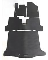 Tapete Borracha Sandero C/ Traseiro Int.+p.malas Anos15a19 Preto Fosco