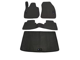 Tapete Borracha T-Cross Com Traseiro Interiço E Porta-Malas