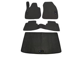 Tapete Borracha T-Cross Com Traseiro Interiço E Porta-Malas