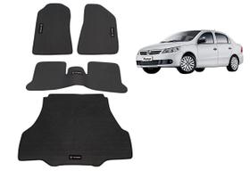 Tapete Borracha Voyage Com Traseiro Interiço E Porta-Malas